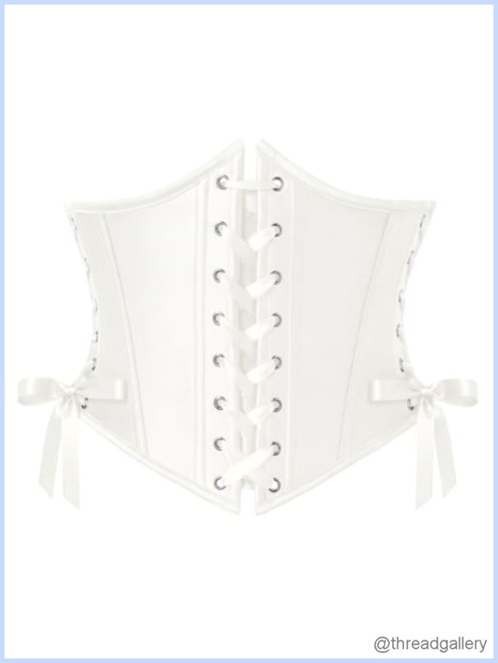 Renaissance Underbust Corset Belt Lace Up Waist Belt Medieval Cosplay